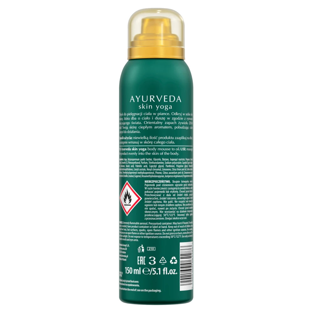 BIELENDA Ayurveda Skin Yoga Earth Olejek w piance do ciała, Sandal Wood