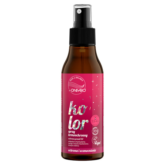 ONLYBIO  Spray termoochronny do włosów ochrona przed UV 150 ml