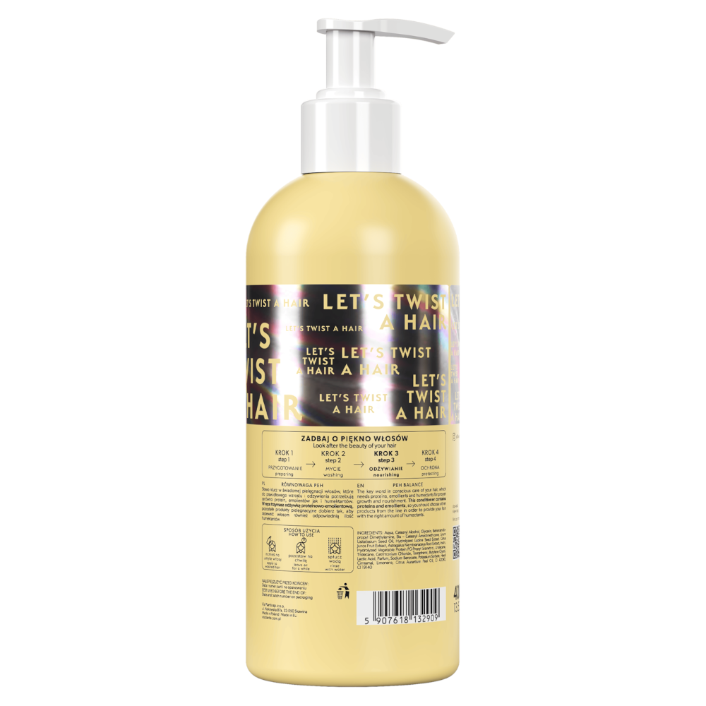 SO!FLOW BY VIS PLANTIS Odżywka do włosów, włosy kręcone, zapach dojrzałego melona z aloesem, 400ml