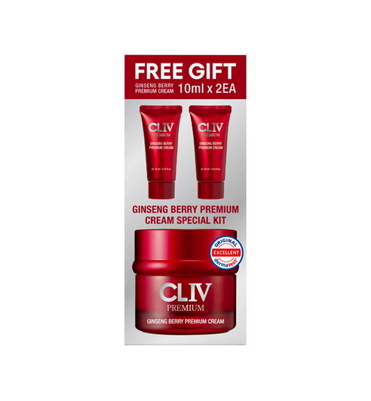 Cliv odżywczo-ujędrniający krem do twarzy, 50 ml + krem do twarzy, 2x10 ml