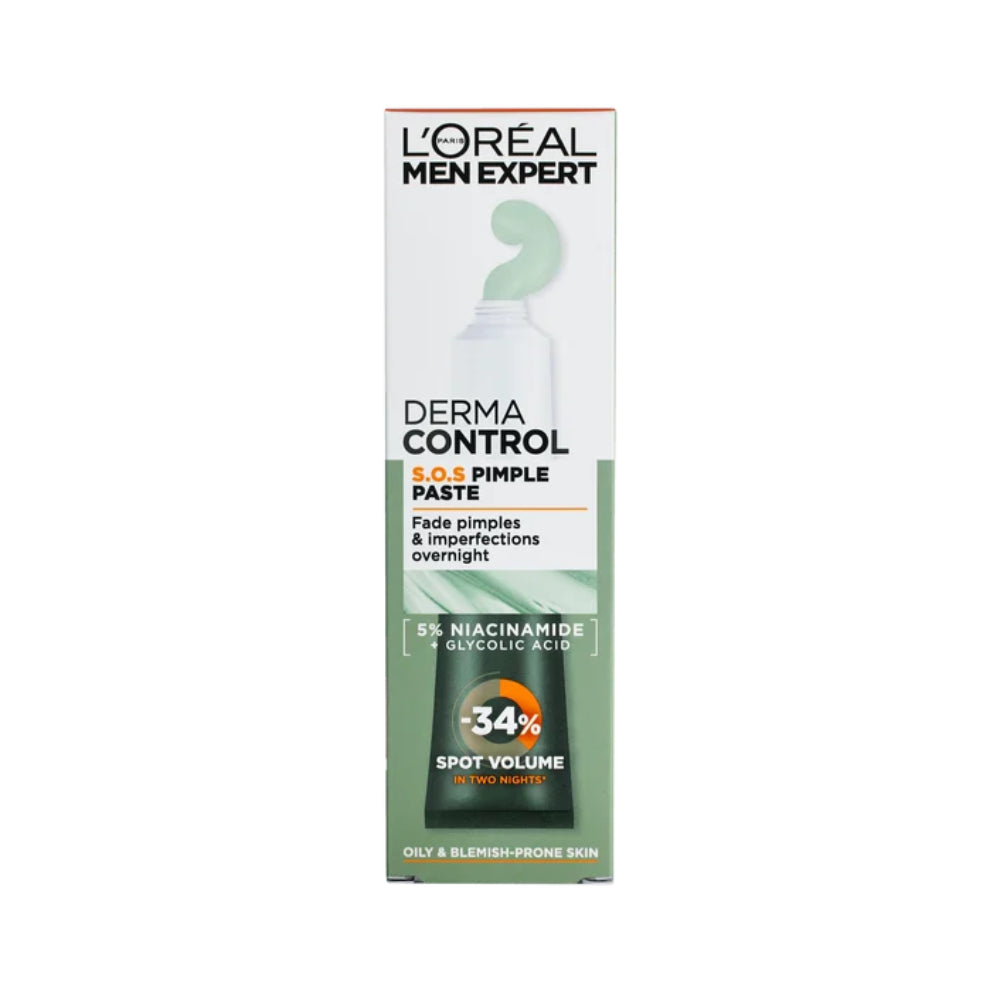 L'Oréal Paris Men Expert Derma Control  punktowa pasta na niedoskonałości, 45 ml