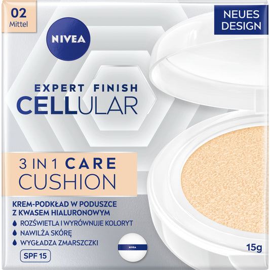 Nivea Cellular  krem-podkład w poduszce z SPF15 kolor naturalny