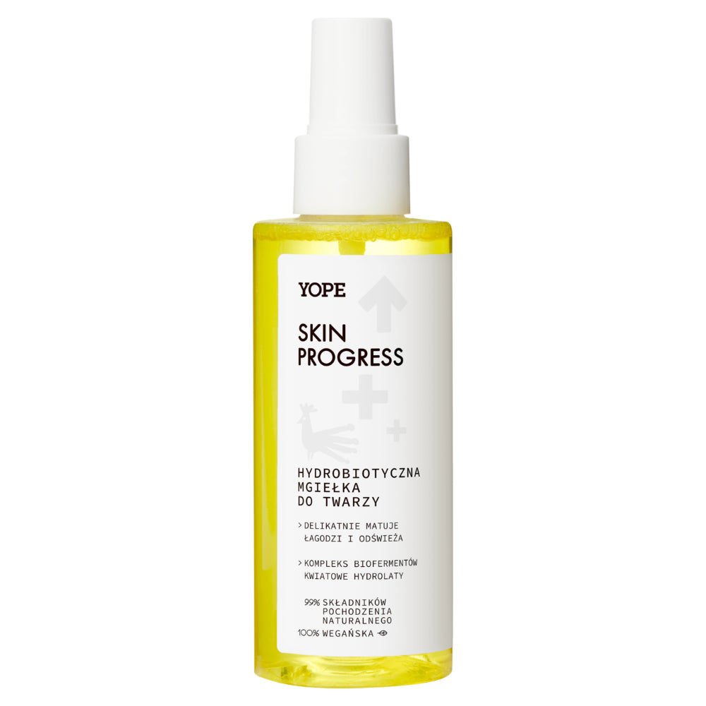 Yope Skin Progress Mgiełka do twarzy, hydrobiotyczna, 150ml