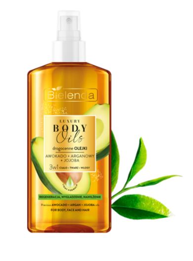 Bielenda Body Oils Olejek 3w1 do ciała twarzy włosów Awokado 150ml