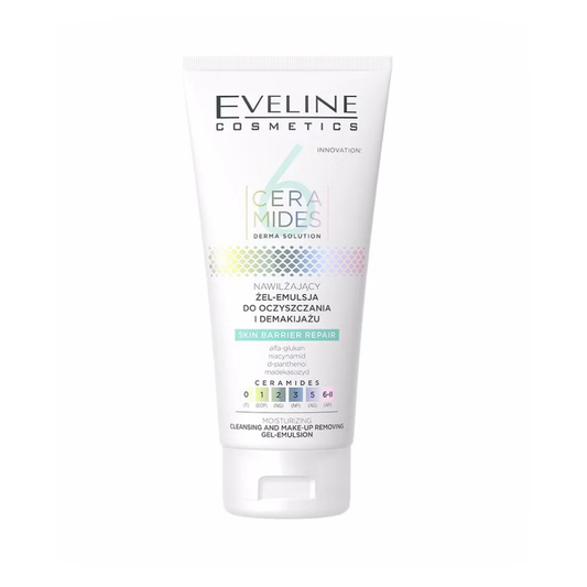 Eveline Nawilżający żel-emulsja do oczyszczania i demakijażu, 150ml