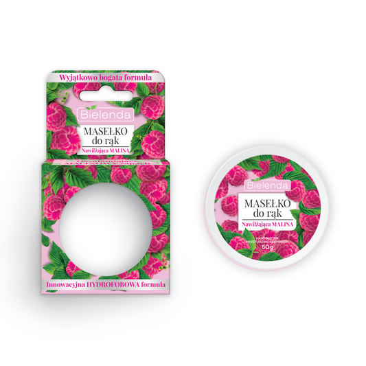 BIELENDA Masełko do rąk Nawilżająca Malina, 50g