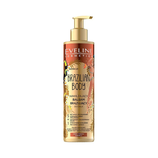 Eveline  Brazilian Body Nawilżający balsam brązujący do ciała 5w1, 200ml