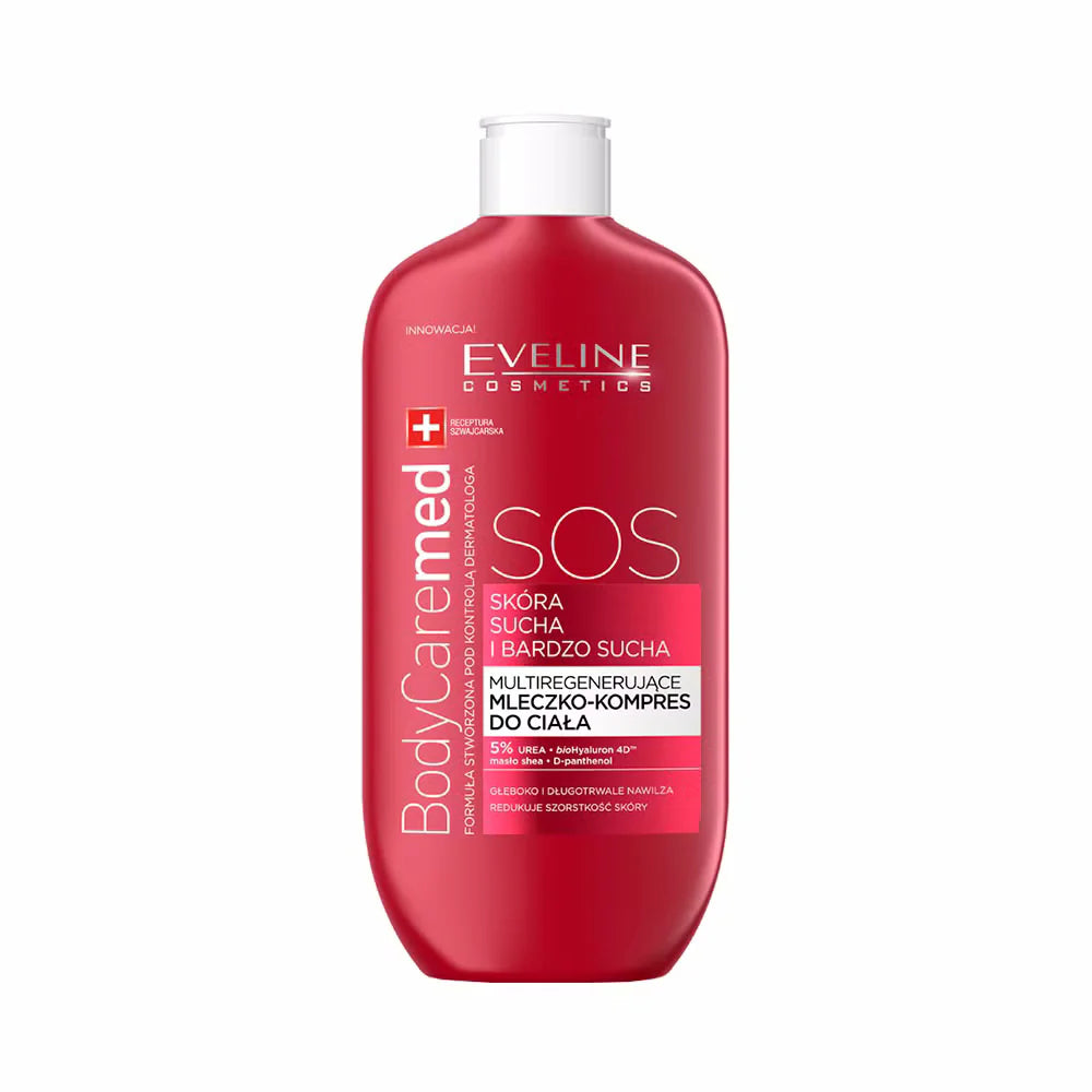 Eveline BodyCare Med+ Multiregenerujące mleczko kompres do ciała, 350ml