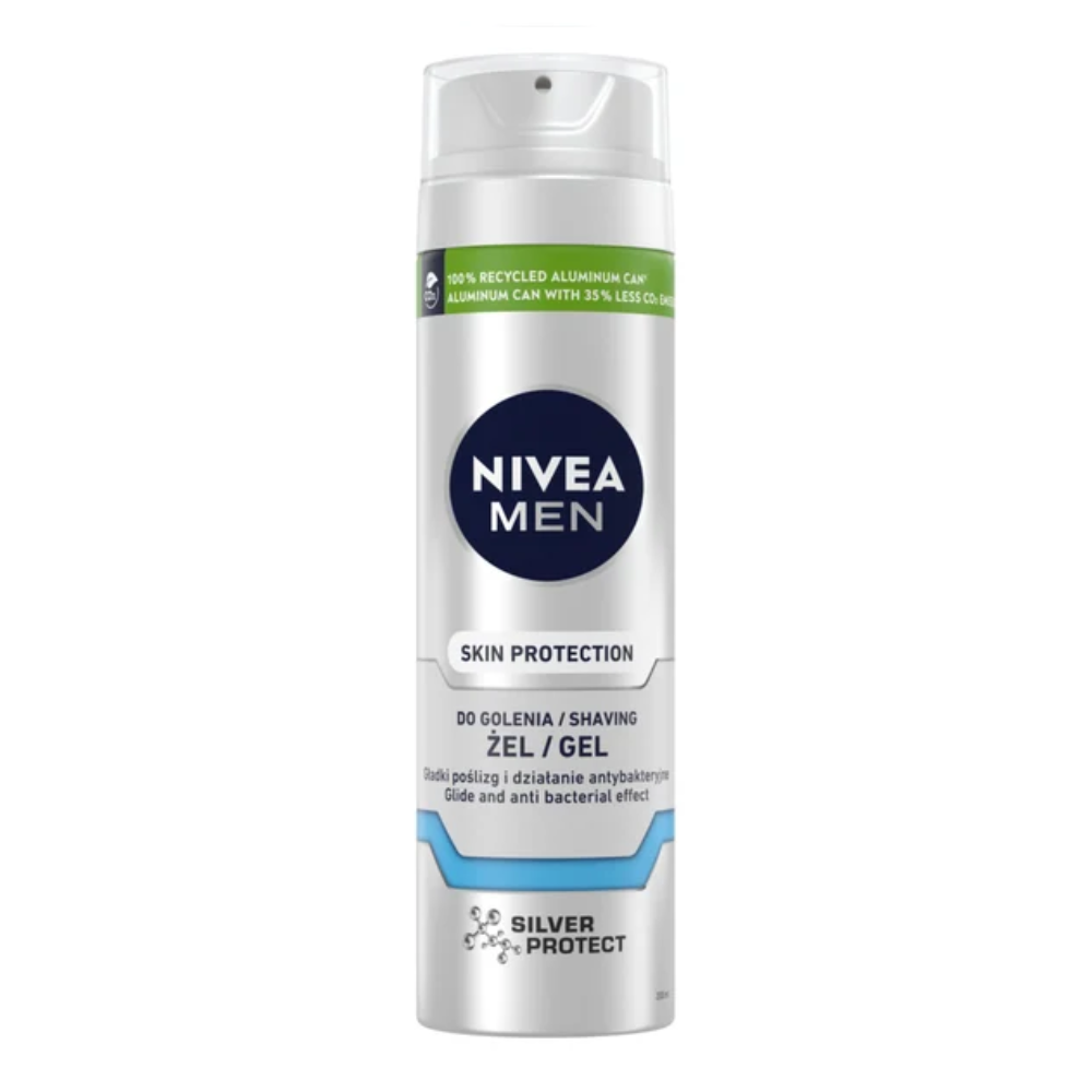 Nivea Men Skin Protection  ochronny żel do golenia, 200 ml