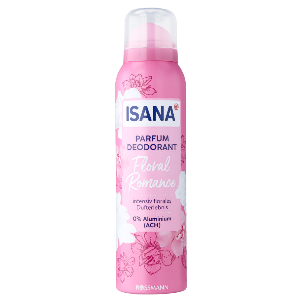 Isana Dezodorant w sprayu, perfumowany, dla kobiet, Floral Romance 150 ml