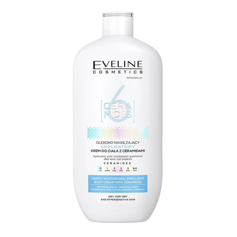 Eveline Głęboko nawilżający emolientowy krem do ciała, 350ml