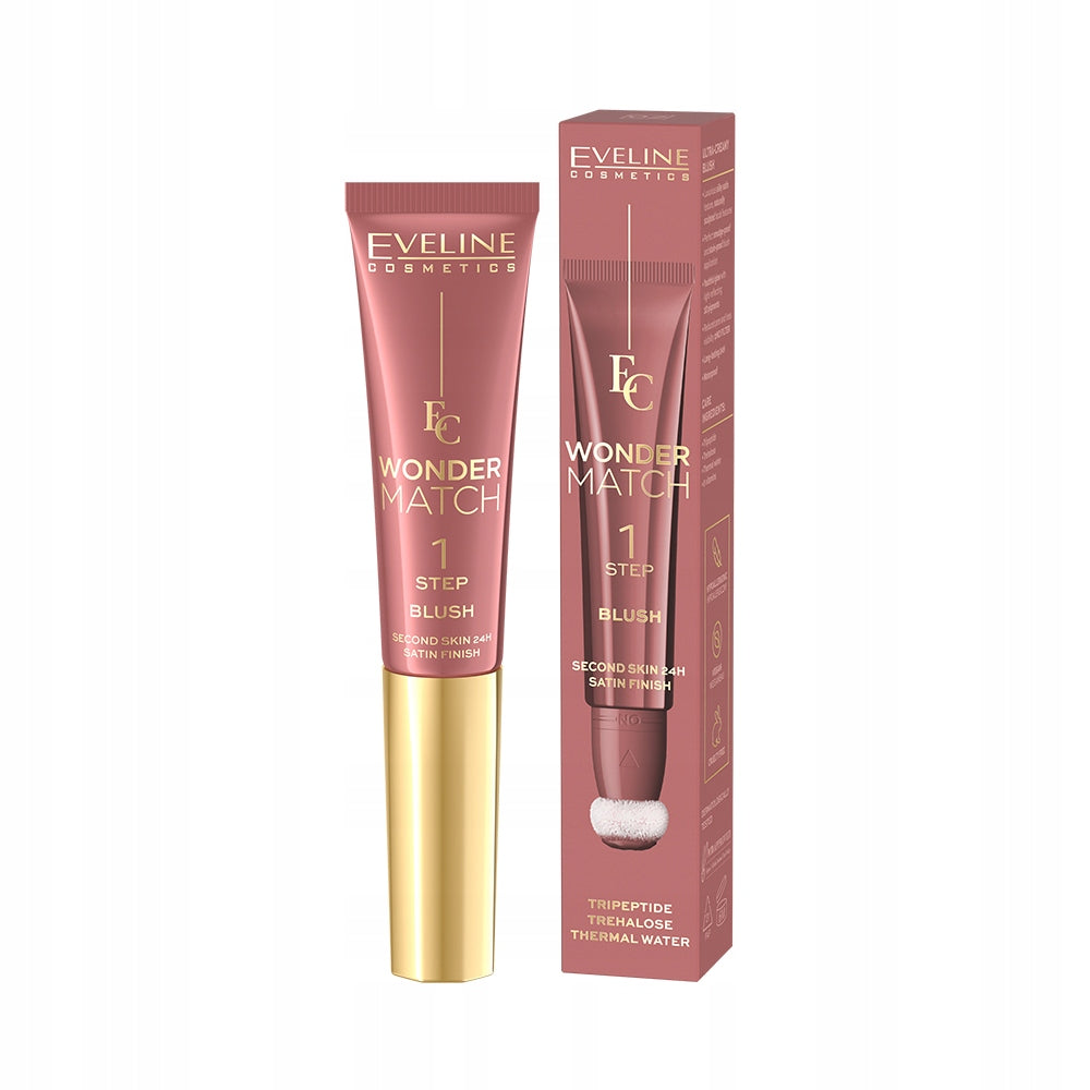 Eveline Cosmetics Wonder Match Ultrakremowy róż do policzków - Nr 02