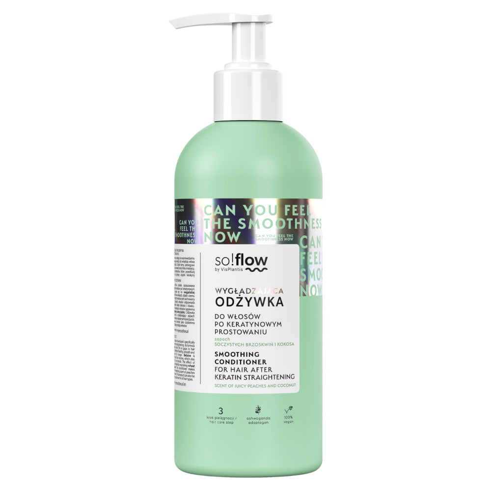 SO!FLOW BY VIS PLANTIS Odżywka do włosów, po prostowaniu keratynowym 400 ml
